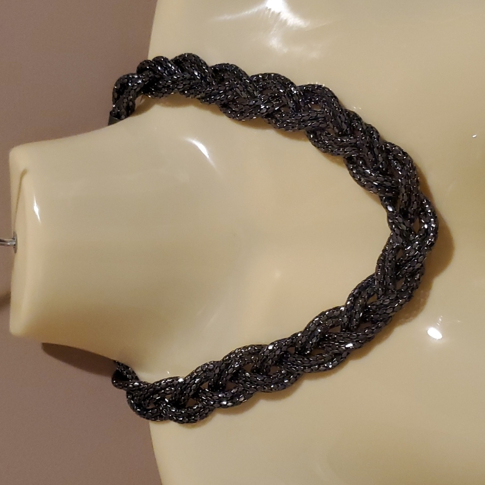Chunky Gunmetal Necklace